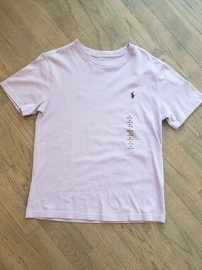 Ralph Lauren Light Lavender Short-Sleeve Kids Tee Size M (10-12)